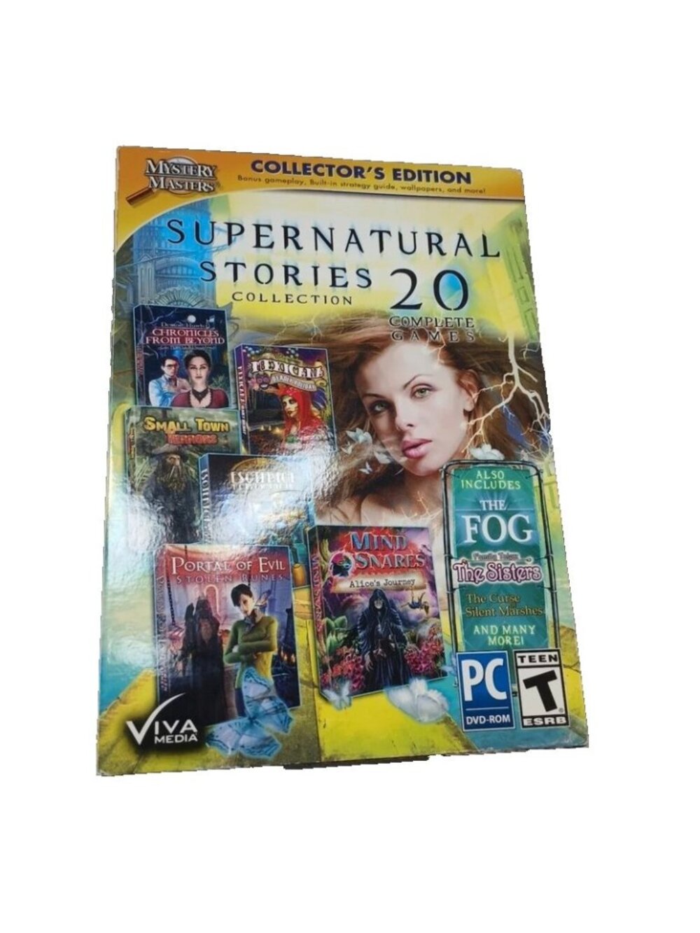 Supernatural Stories 20 Complete Games Teen PC DVD Game Hidden Objects Horror